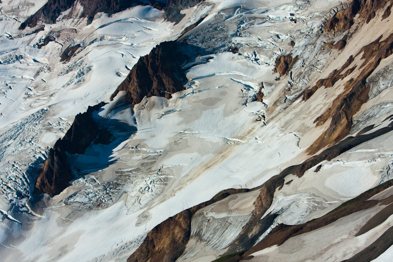 Glacier Detail On Mount Baker